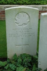 Canada Cemetery Tilloy Les Cambrai - Nelson, J